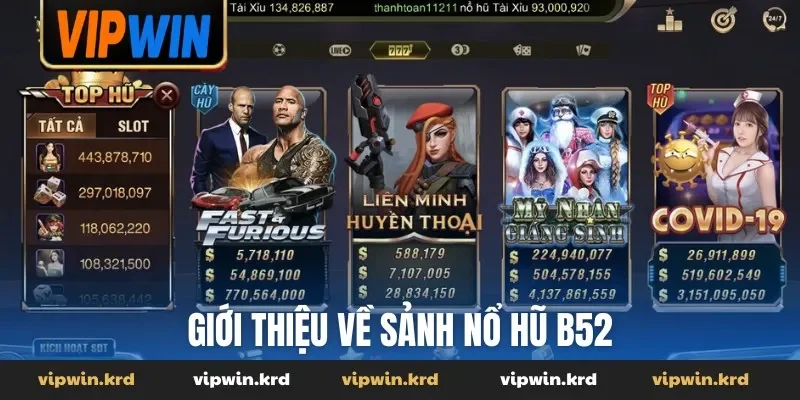 Giới thiệu về sảnh nổ hũ B52